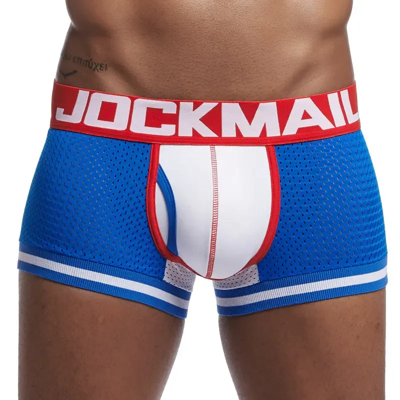 JOCKMAIL Fashion Dynamic Boxer slip Casual Home intimo da uomo vita bassa traspirante sport mutande maschili pantaloncini da spiaggia