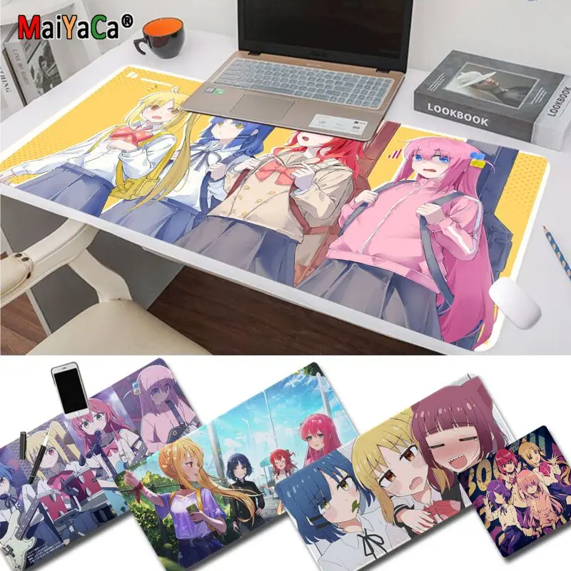 

BOCCHI THE ROCK! Mousepad Boy Pad Laptop Gaming Mice Mousepad Size for Game Keyboard Pad for Gamer