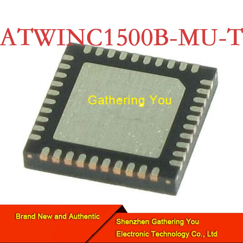 

ATWINC1500B-MU-T VQFN-40 RF System-on-chip - SoC ATWINC1500 802.11b /g/n IC Brand New Authentic