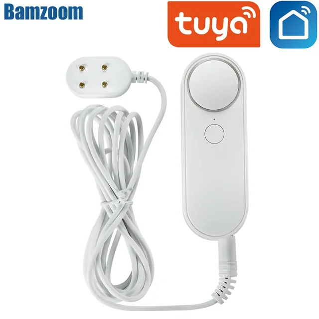 90DB  APP buzzer WiFi Water leakage sensor  smart home  security protection Remote control Flood Alert Overflow Security 2
