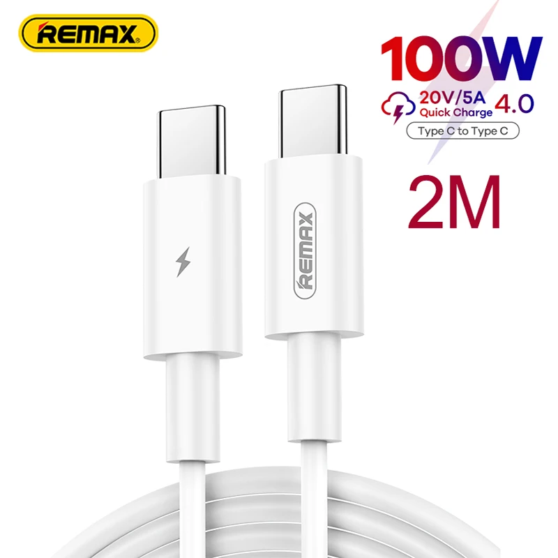 

Remax 100W USB Type C Super Fast Charging Data Cable Cord Wire Line for Xiaomi Redmi iPhone 13 14 15 Pro Max MacBook Laptop