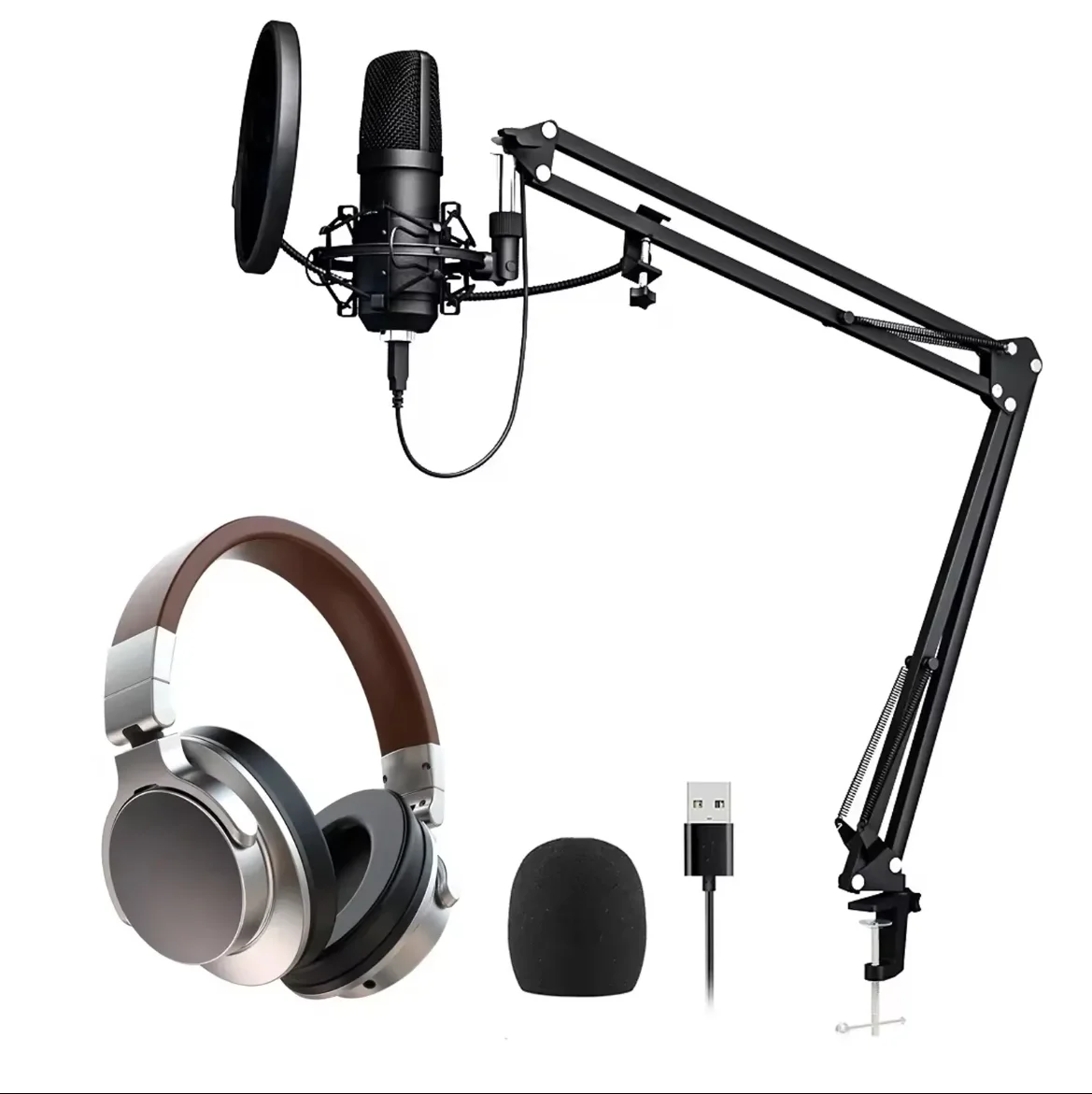 Newest Manufacturer SM7B Wired Usb Dynamic Recording Studio Microphone Kit for Podcasting Microfonos Live Streaming