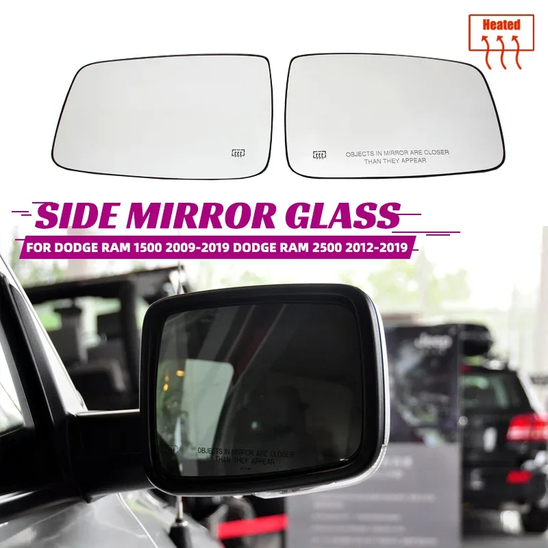 Mirror Glass Compatible With 2005-2009 Dodge Ram 3500 2500 Left Driver Side W/ Blind Spot Corner Kool-Vue Mirror Glass Compatible With 2005-2009 Dodge Ram 3500 2500 Left Driver Side W/ Blind Spot Corner Kool-Vue