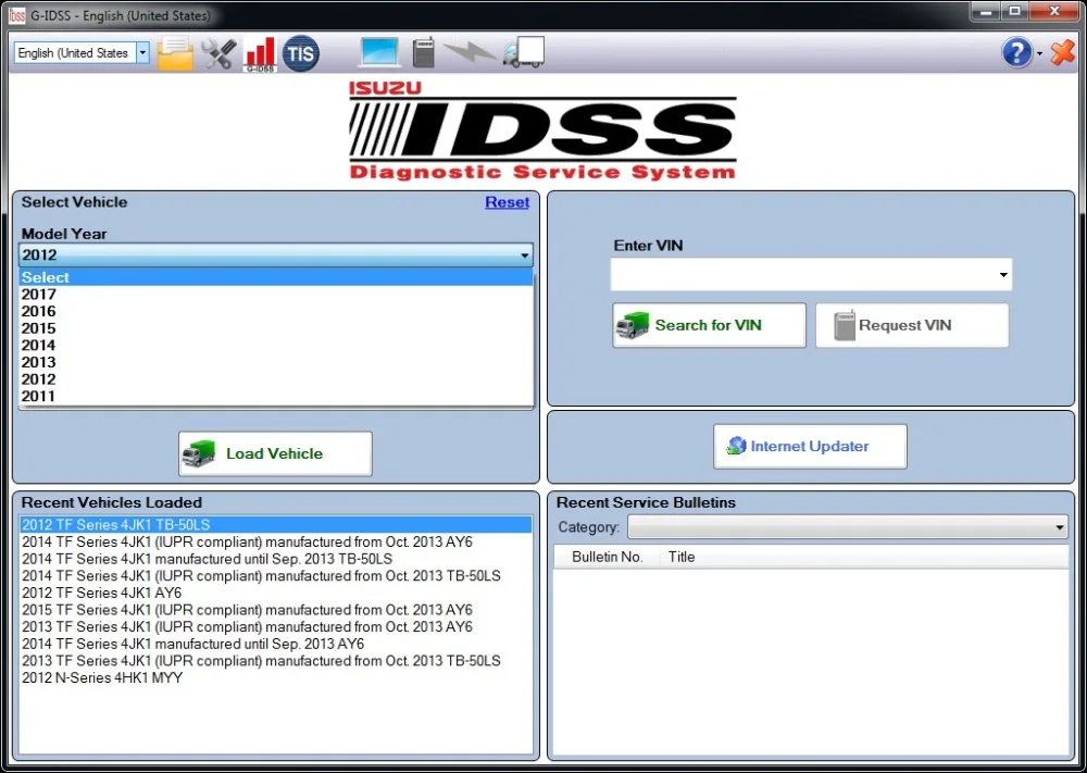 

For Isuzu Global Diagnostic Service System (G-IDSS) [2024]+Support J2534+Keygen