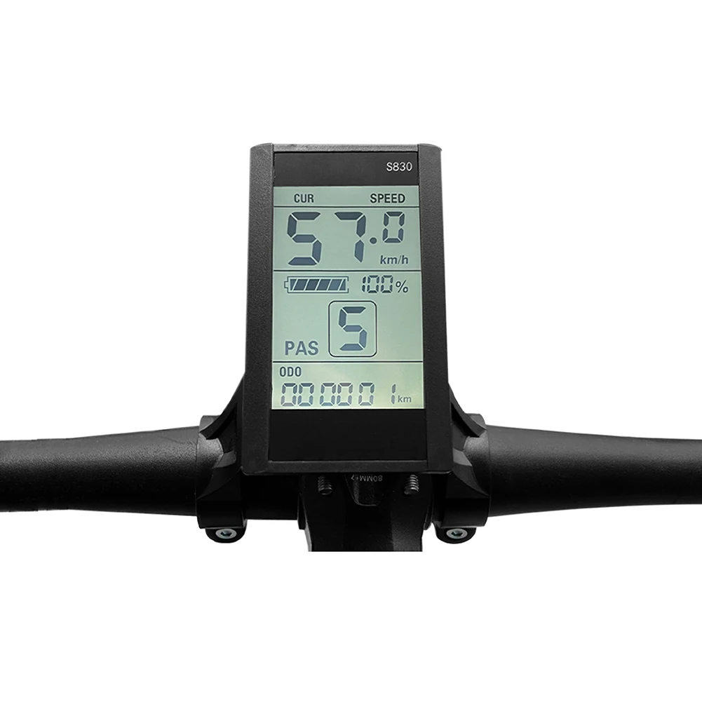 

5pin Ebike Display Scooter Lcd Display 24V/36V/48V JN LCD Meter Electric Bicycle Scooter LCD-S830 Display With USB Interface