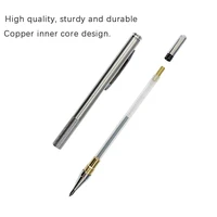 3.0MM Art Painting Pencil Set with Black/Red Leads Stainless Steel Metal Mechanical Pencil Sketch Crafting Automatic Pencils 2B 4