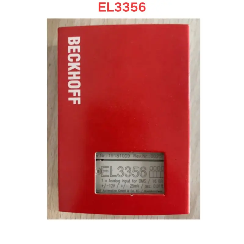 

Новый модуль becjoff EL3356