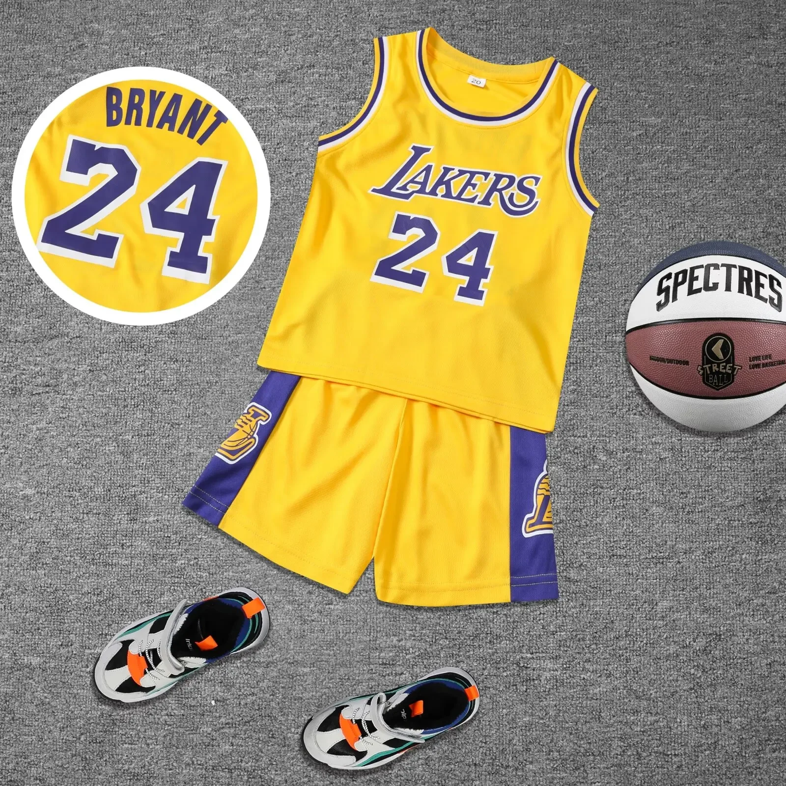 Children Clothing Set Basketball Clothing Female T-shirt Short-sleeved Competition Team Training Two-piece Set Jersey