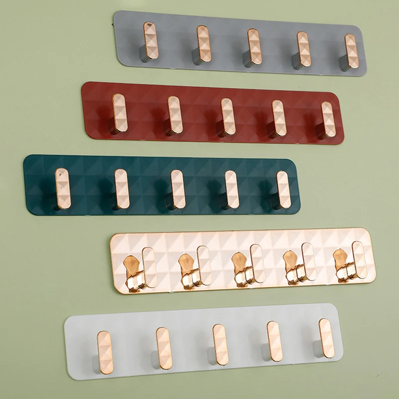 

Настенный держатель для ключей, водонепроницаемый самоклеящийся настенный крючок для подвешивания ключей, вешалка для одежды, пальто, держатель для полотенец, аксессуары для ванной комнаты