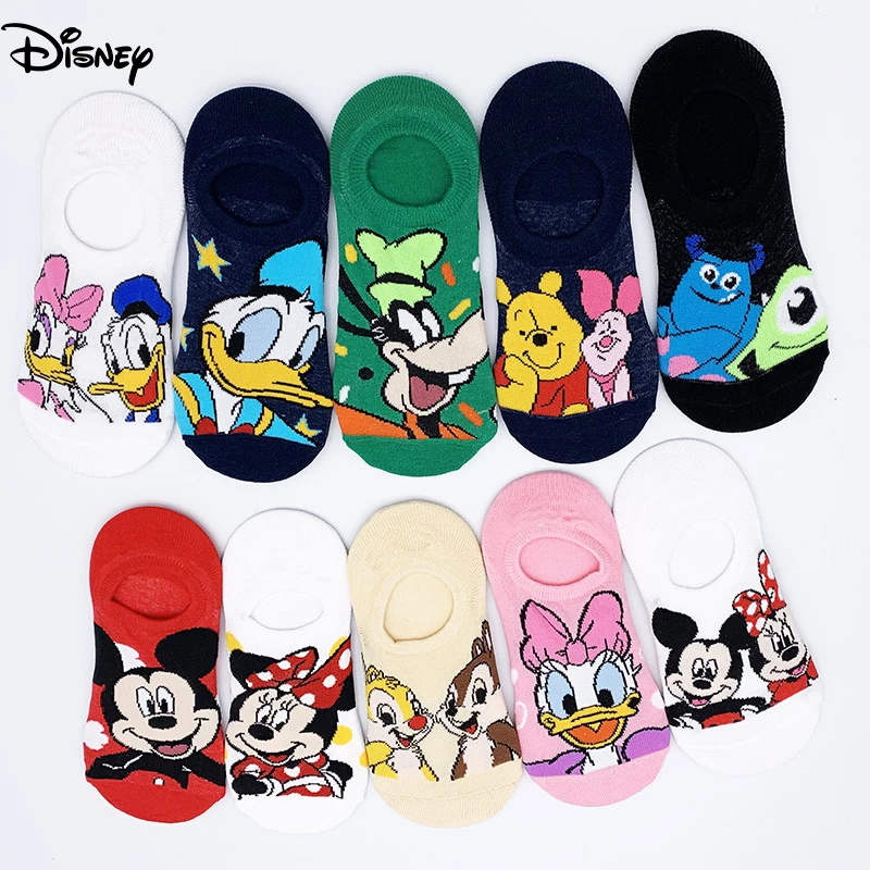 Socks Invisible Stitch Womens Socks Disney Minnie Cotton Socks