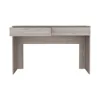 Computer Desk Aberdeen, Two Drawers, Designed with Black, Smokey Oak or Light Gray Manufactured Wood FinishComputer Desks 2