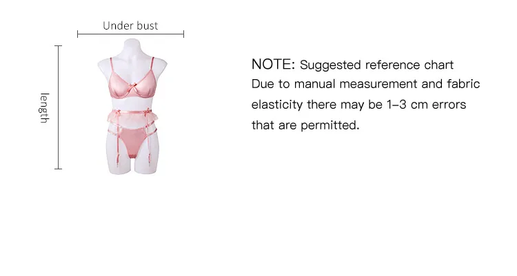 Description Picture 5 of itemFrench sexy three piece lingerie set for girls exquisite bow breathable oversized comfortable pants and bra for women
