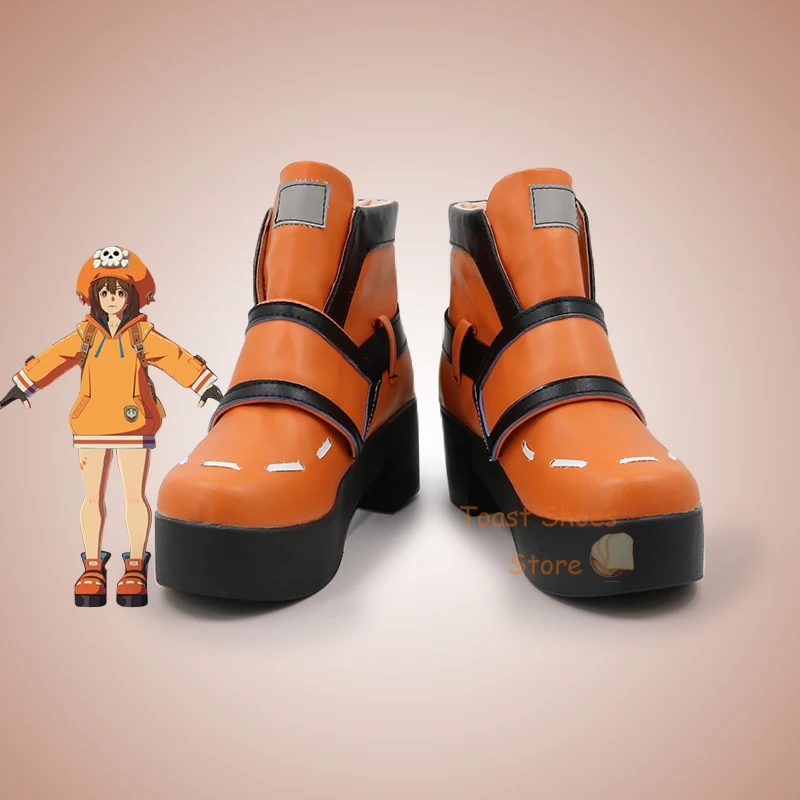 

Game Cosplay Comic Anime Game for Con Halloween Party Cosplay Costume Prop Anime Guilty Gear May Shoes