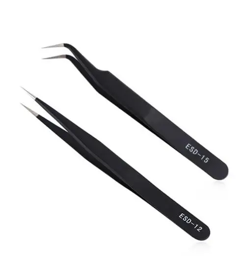 

Пинцет для ногтей Sdotter, инструмент для раннего собирания ресниц, зажим для прививки ресниц, щипцы для ресниц из нержавеющей стали, новинка, изогнутый и прямой макияж