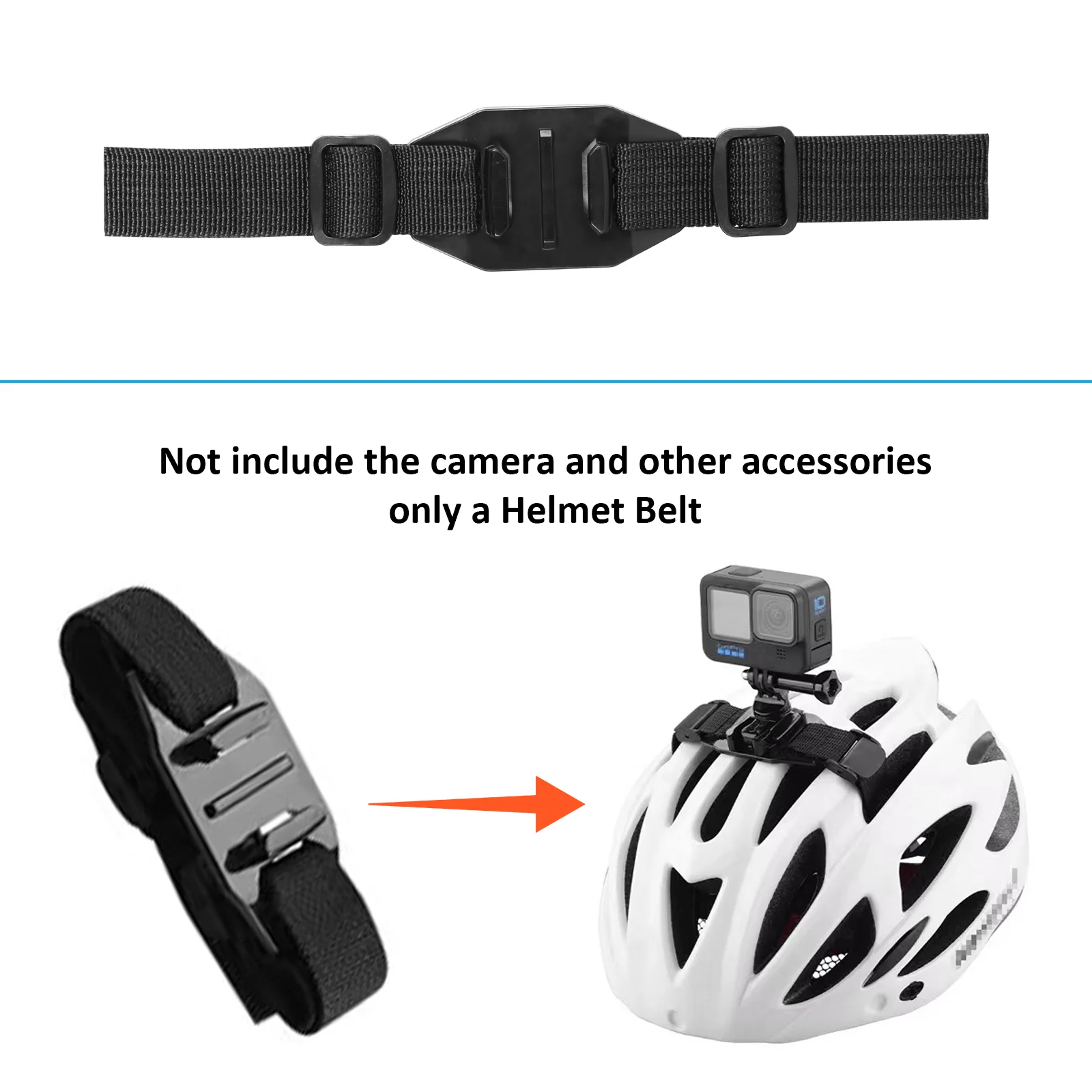 Kit Accessoires Caméra Action Gopro Hero 12-4, Set A/B/C, Montage Sangle