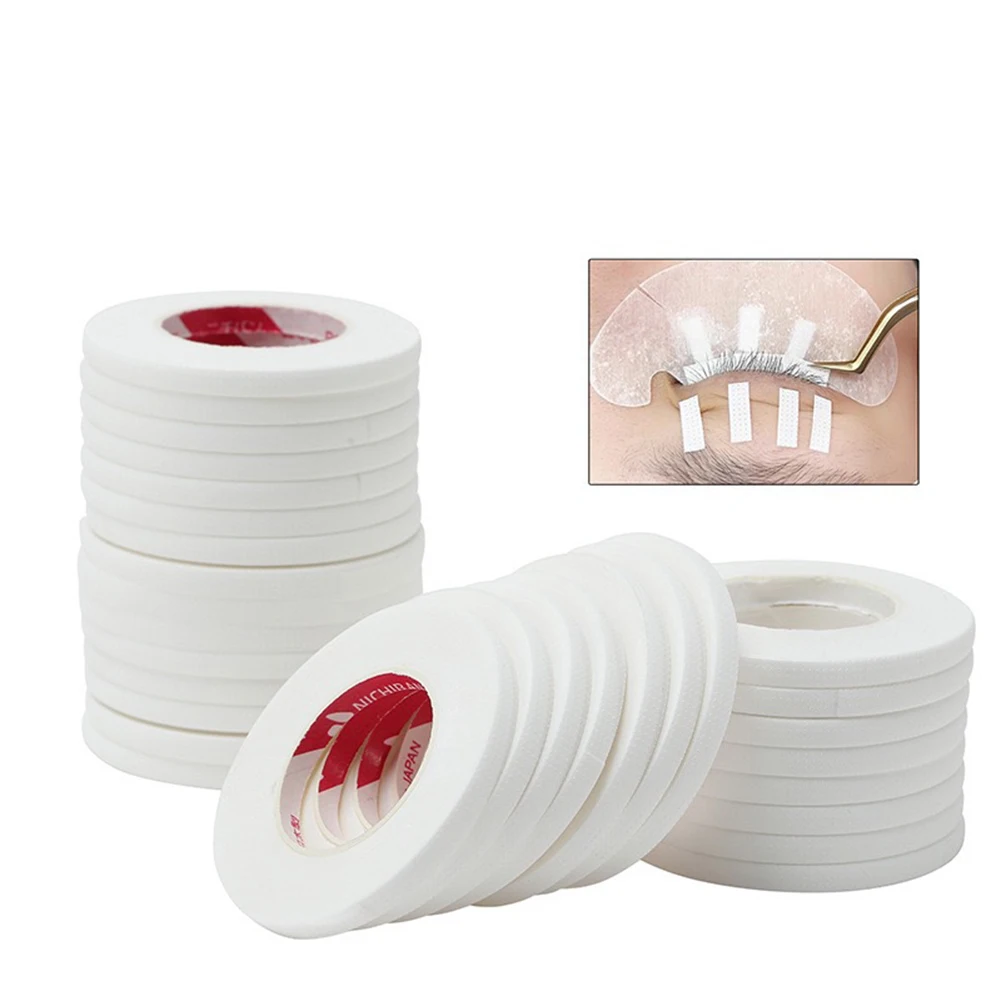 Eyelash Extension Tape 10Roll 4mm Breathable Anti-allergy Easy to Tear Micropore for Eyelash Extension Supplies Eyelid Lift Tape eyelash extension tape eyelash extension supplies