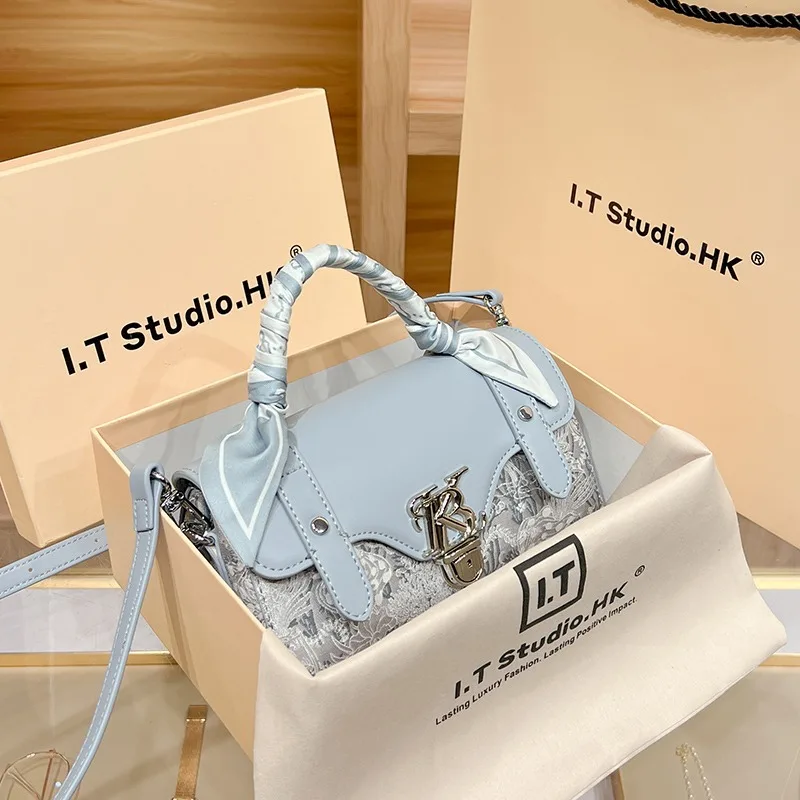 

Women's Light Luxury Brand Shoulder Bag 2023 New Genuine Leather High Sense Fashion Summer Designer Shoulder Cross Shoulder Hand