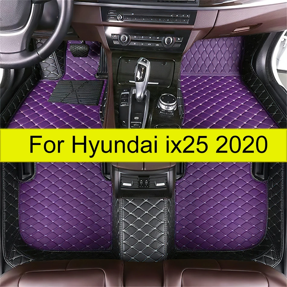 

Автомобильные напольные коврики для Hyundai ix25 2020, индивидуальные автомобильные накладки на ногу, аксессуары для интерьера