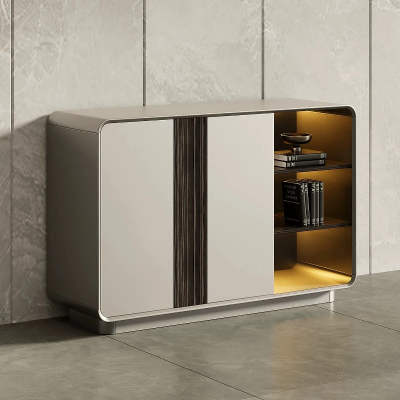Office Storage Locker Simple Modern Light Luxury Premium File Filing Cabinets Data Cabinet Crack Shelves Shelf Offices Furniture - 2