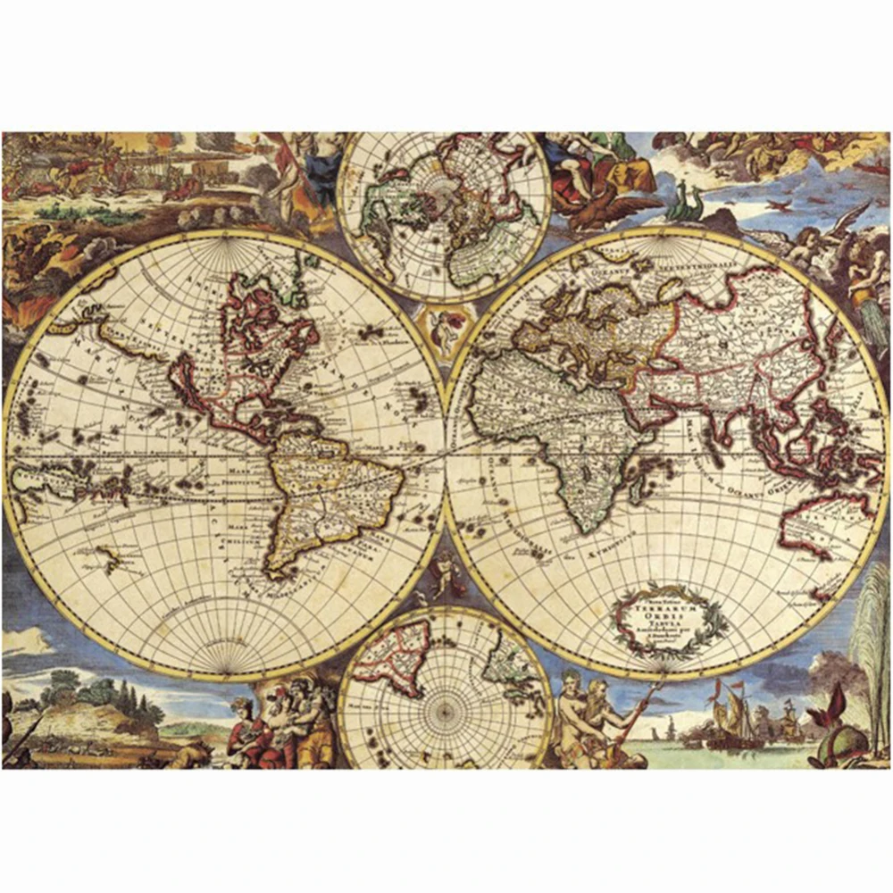 Jigsaw Puzzles 1000 Pieces Famous Landscape Painting Art Puzzles Decompression Toys for Adults Family Games Home Decoration Gift 6