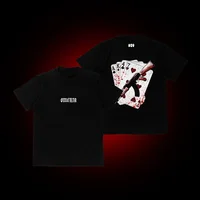 Omerta 47 Boxing Fan Print Men's Loose Crew Neck T-shirt Can Be Paired with A Sporty Fashion T-shirt for Both Men and Women 1