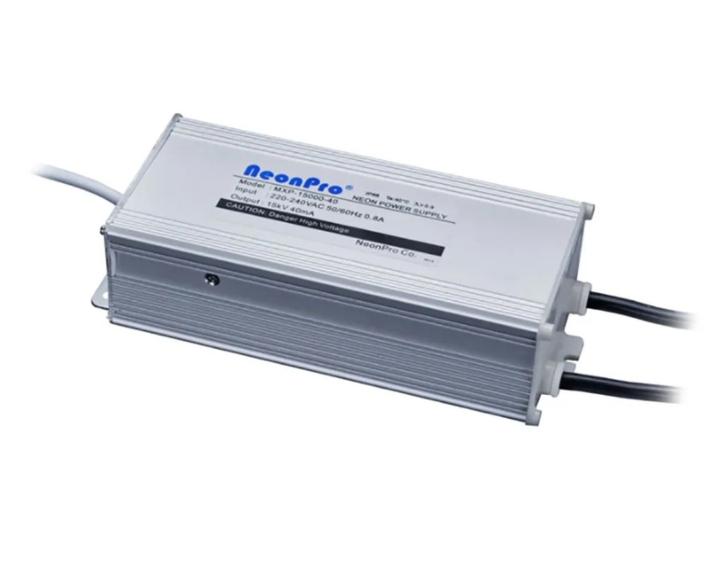 Description Picture 3 of itemHigh Brightness Neon Sign Transformer Power Supply Neon Light Rectifier Ballast Output 15kVAC 40mA 192W Input 220V 50/60Hz