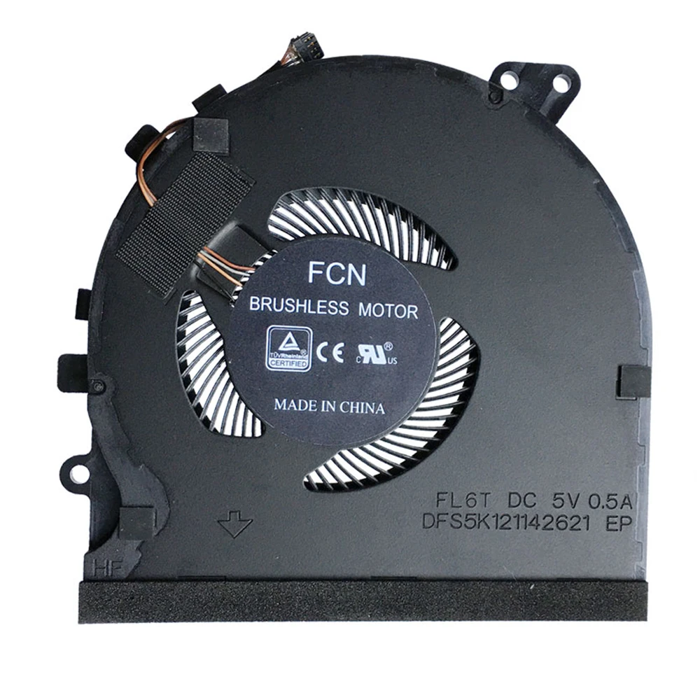 Ventilador de Refrigeração Cpu para Lâmina Razer 15 Rz090270 02705e76 Rz09 3009 E97 Gpu Refrigerador Radiador Novo Dfs5k121142621 Flk7 Fl6s - Imagem 3