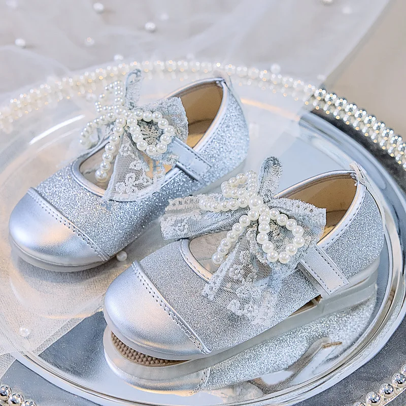 Girls Korean Style Soft Bottom Anti Slip Party Shoes