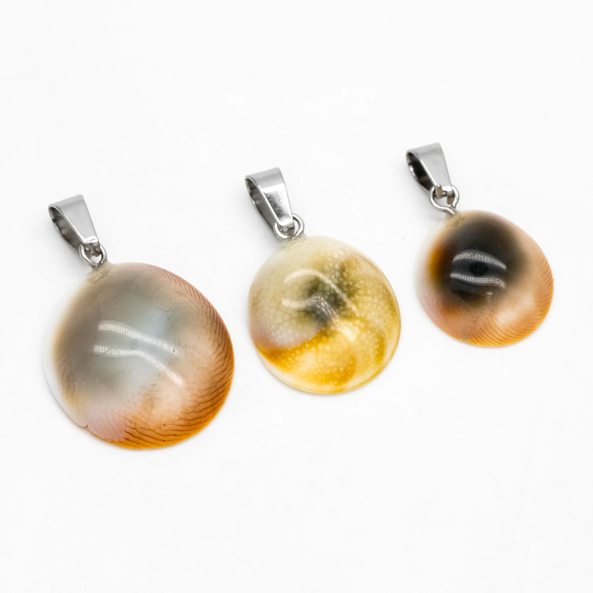 

10 шт. Подвески в виде ракушек и монет, искусственная ракушка для ожерелья (подвески из кабошона)