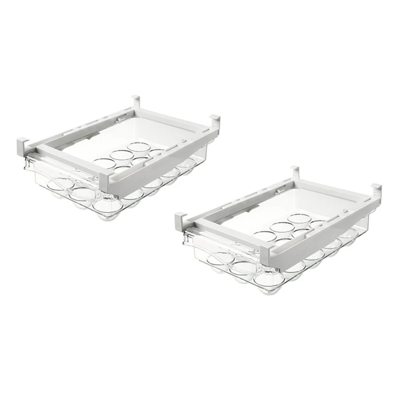 

Egg Holder For Refrigerator, Egg Storage Drawer For Refrigerator, Mini Fridge Drawer Organizer Pull Out Egg Trays Durable