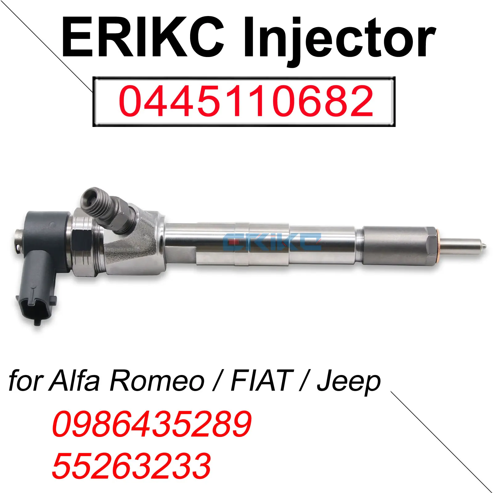 

0445110682 55263233 Diesel Injector Nozzle 0 445 110 682 Common Rail Injection 0445 110 682 for Bosch Alfa Romeo FIAT Jeep