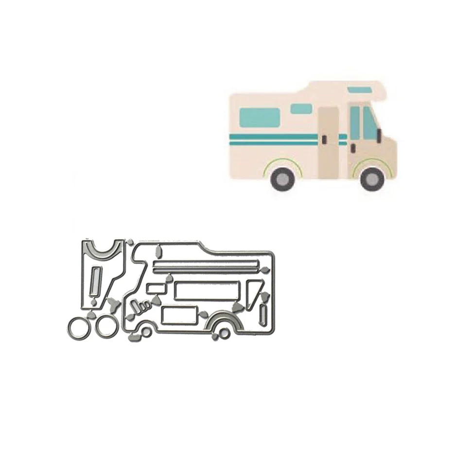 

Mini Caravan Scrapbooking Cutting Dies Yiwu stock clearance DIY Paper gift Card Making metal craft Album