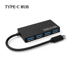 High - Speed 4 - Port USB 3.0 Hub with Plug - and - Play Multi - System Support (TYPE - C HUB)