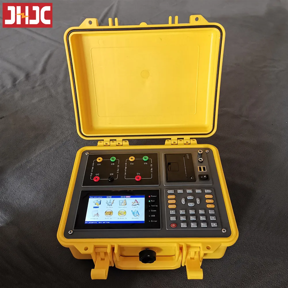 

Portable Battery In Transformer Analyzer CT Three Phase TTR Meter Turns Ratio Tester Transformer Turns Ratio Meter Three Phase