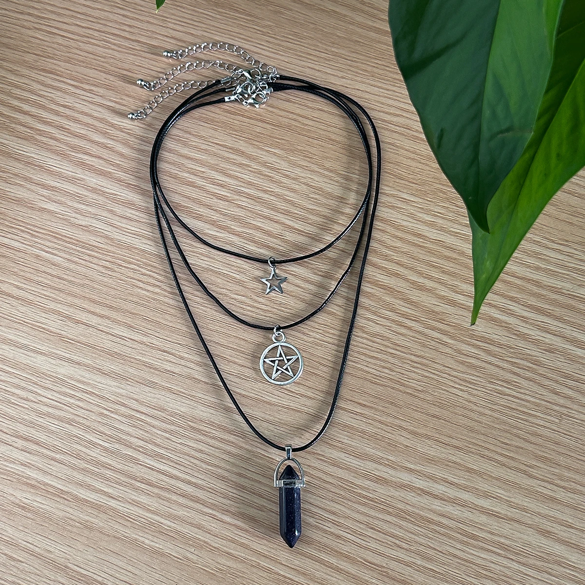 Layered 3-Piece Bohemia Cord Necklace