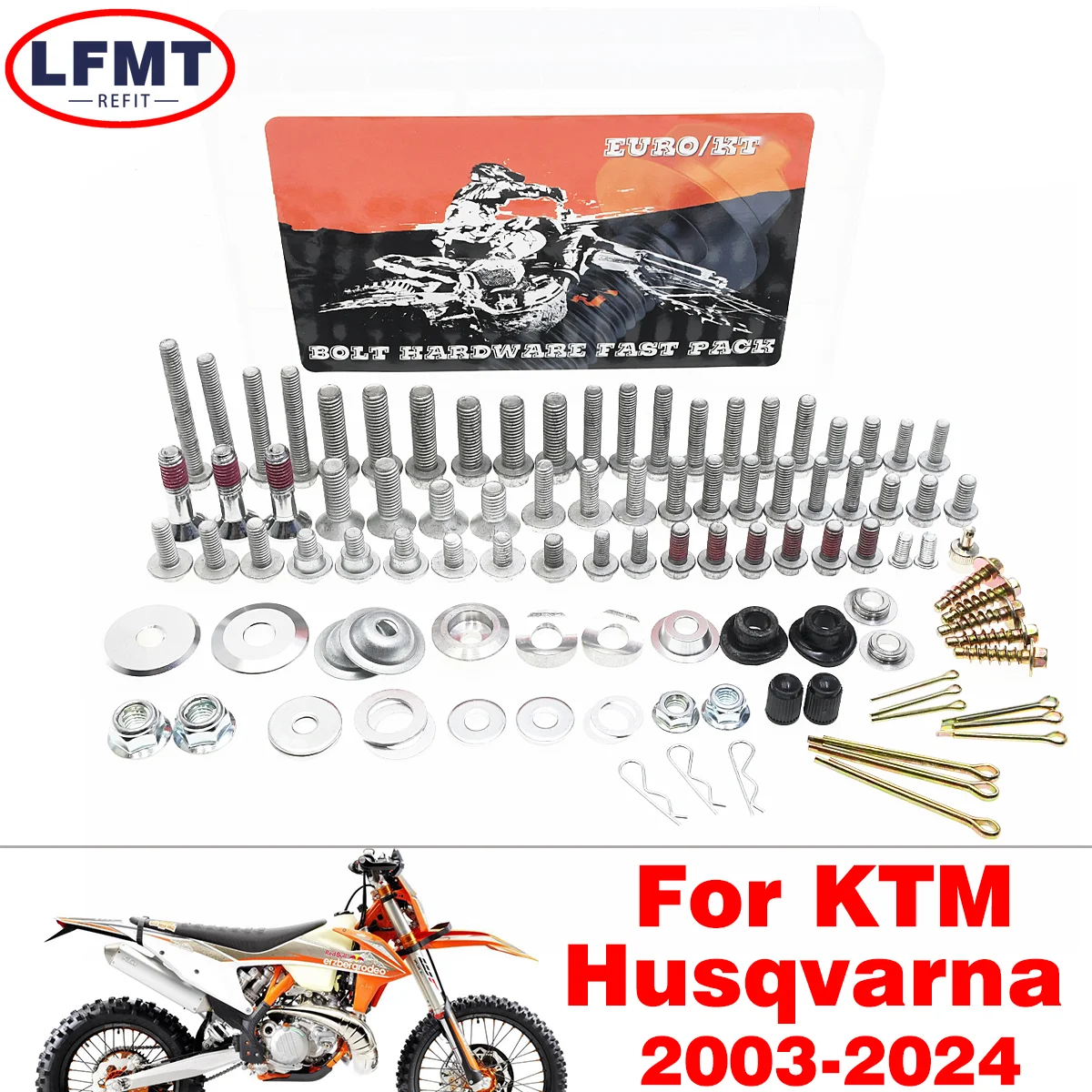 76pc SPECBOLT Body Bolt KIT For Plastics Seat Fe In Pakistan - Foto 13