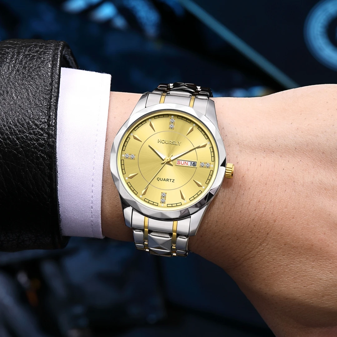 2023 New Luxury Stainless Steel Lover Watches Fashion Waterproof Quartz Watch for Men and Woman Couple Watch Lover's Wristwatch