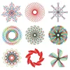 Funny Spirograph Drawing Toys Set Interlocking Gears & Wheels Geometric Ruler Drawing Accessories Creative Educational Kids Toy 4