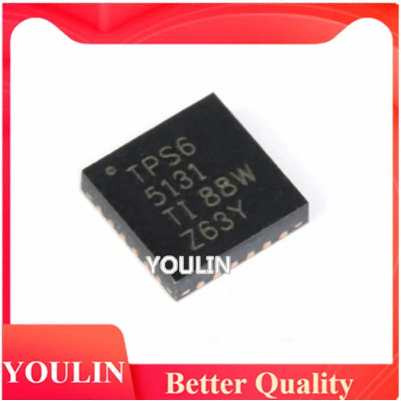 

5pcs New original product TPS65131RGER screen printing TPS65131 chip QFN-24 converter IC chip