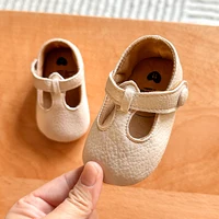 Infant Baby Girls Mary Jane Shoes Non-Slip Rubber Sole Ballet Slippers Princess Dress Wedding Shoes Newborn Crib Shoes First Wal 3