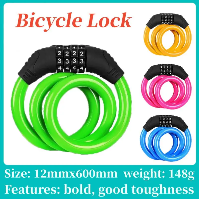 

Heavy Duty Strong Motorbike Mountain Bike Cycle Security Chain Padlock Code Lock