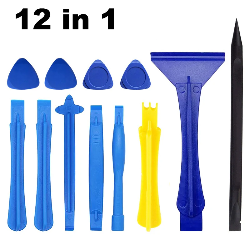 

12 in 1 Universal Plastic Spudger Pry Tools Shovel Mobile Phone Screen Opening Tools Repair Kit For iPhone Laptop Repair