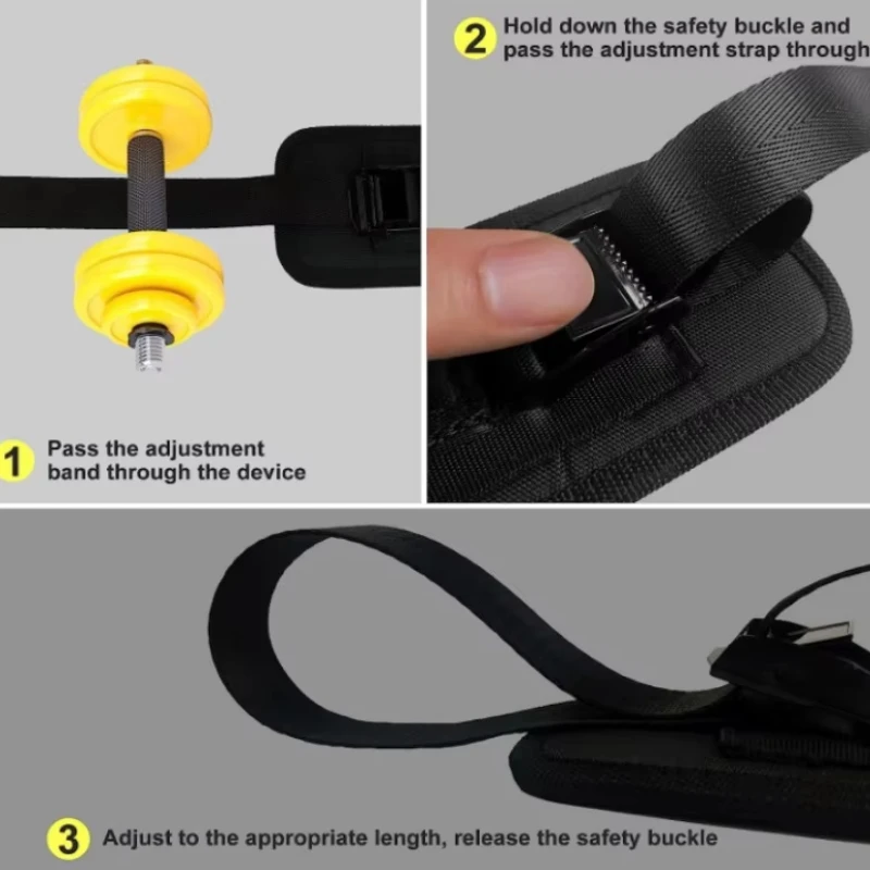 Weight-bearing Belt Weighted Waist Trainer Belt Adjustable Resistance Ergonomic Design Workout Hip Thrust Hip Training