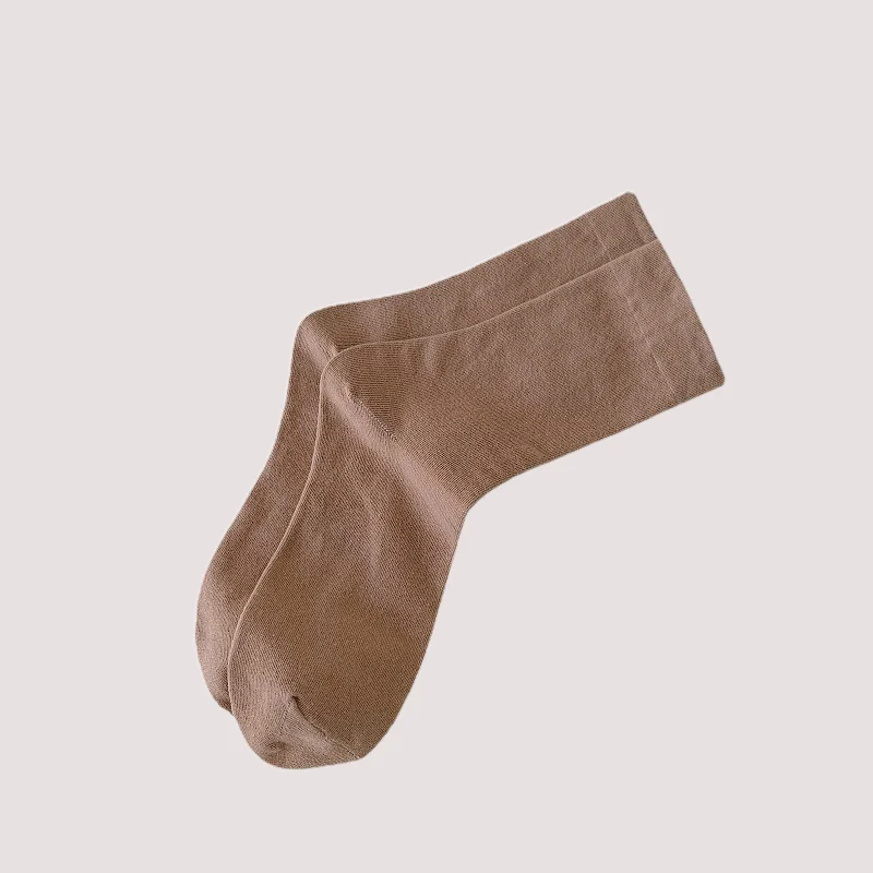 10/20 Pairs New High Quality Women's Sock Breathable Mid Tube Socks Solid Color Lace Tulip Embroidery Women's Cotton Socks