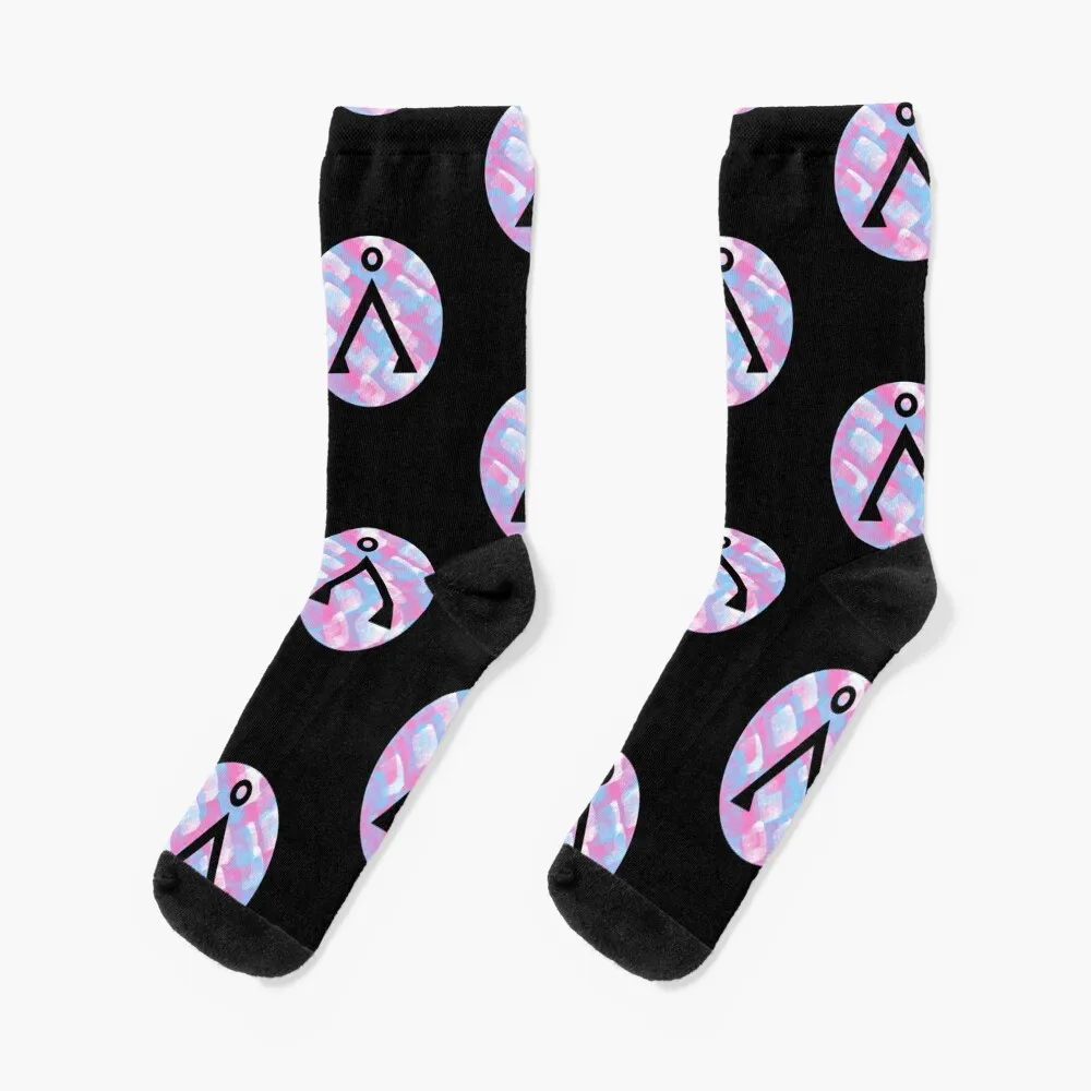 Trans Flag Point of Origin Socks basketball socks christmas sock happy socks Socks Women's Men's vintage usa flag fathers day fishing reel cool socks men s sock