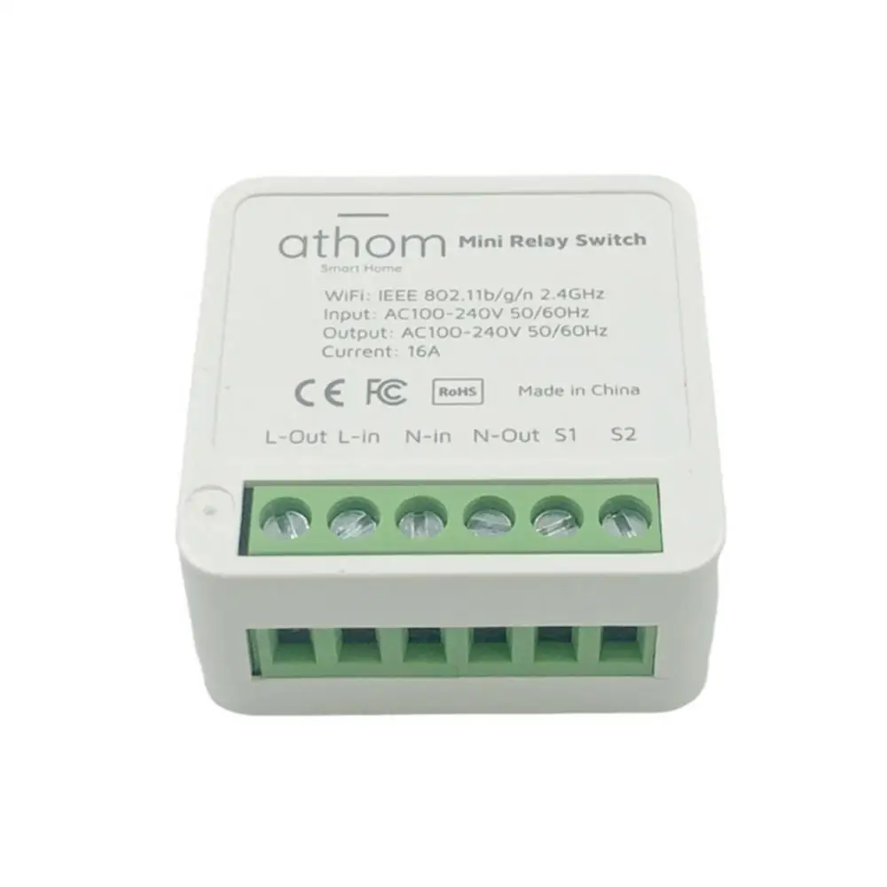 Wi fi реле mini smart switch 16a