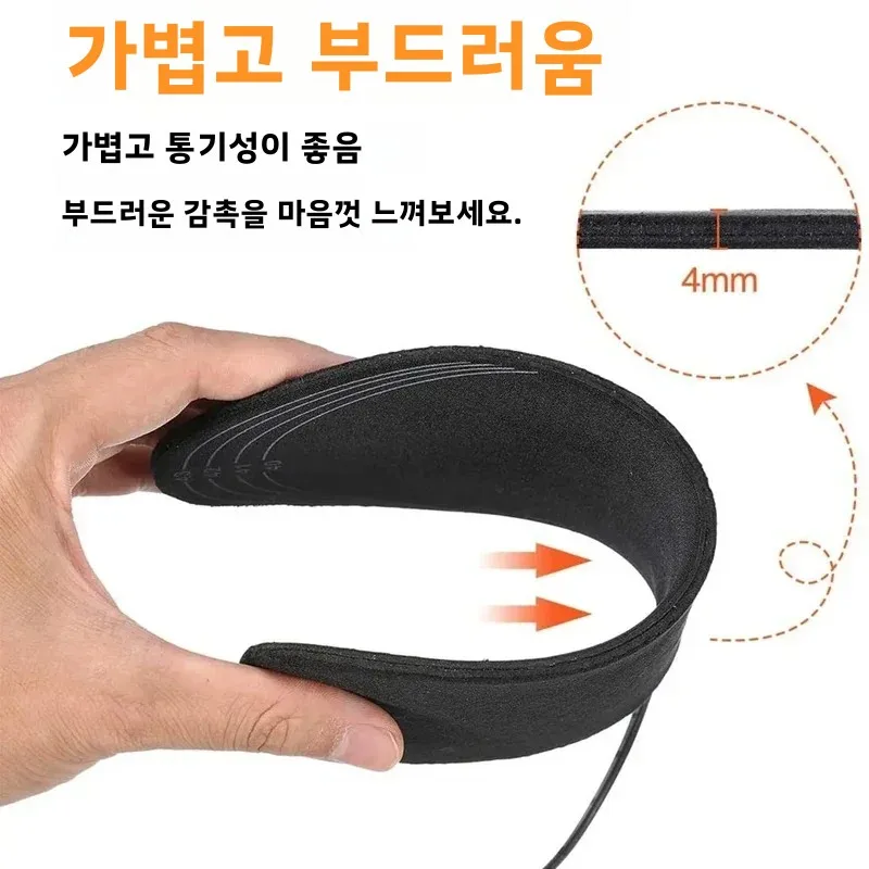 USB 발열 신발 깔창 전기 가열 밑창 겨울용 따뜻한 미끄럼 방지 신발 패드 남녀공용 1쌍 고품질 발 편안함