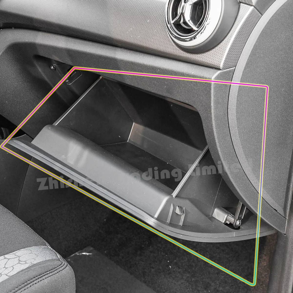 BAIC SENOVA Zhixing X5 EX5 하단 오른쪽 수납함 계기판 도구 수납 글로브 박스 A00075149-IK07