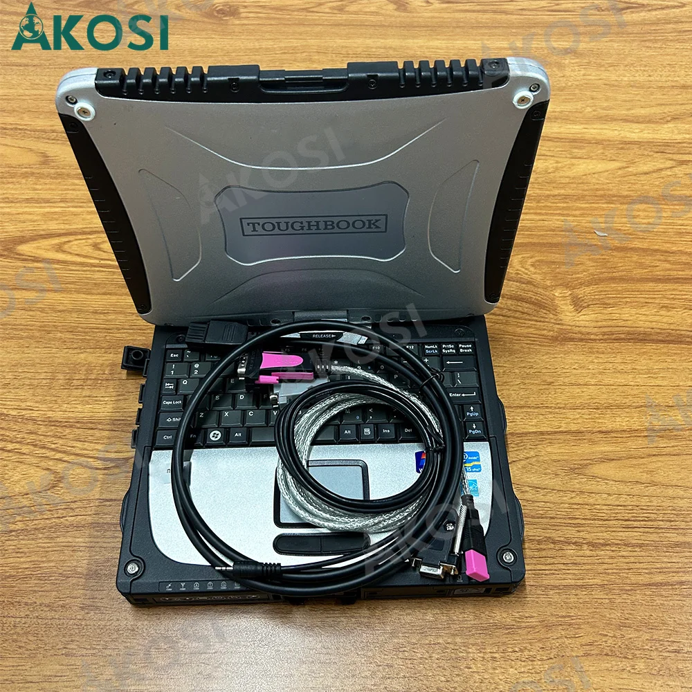 

Forklift for MITSUBISHI Diagnosis 16A68-00500 Adapter Cable Lift Truck Diagnostic Scanner Tool With CF19Laptop
