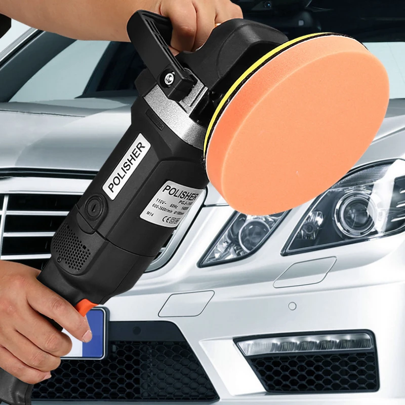 Portable Electric Car Polisher Car Scratch Repair Kit Floor Polishing Speeds Adjustable Auto Beauty Polishing Waxing Machine